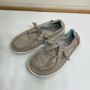 Hey Dude Wendy Chambray Slip On Loafers